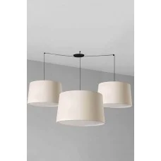 Люстра - Faro 64332-153 Windsor Pendant Lamp M?ltiple Black Scr. Linen 9xE Люстра - Faro 64332-153 Windsor Pendant Lamp M?ltiple Black Scr. Linen 9xE