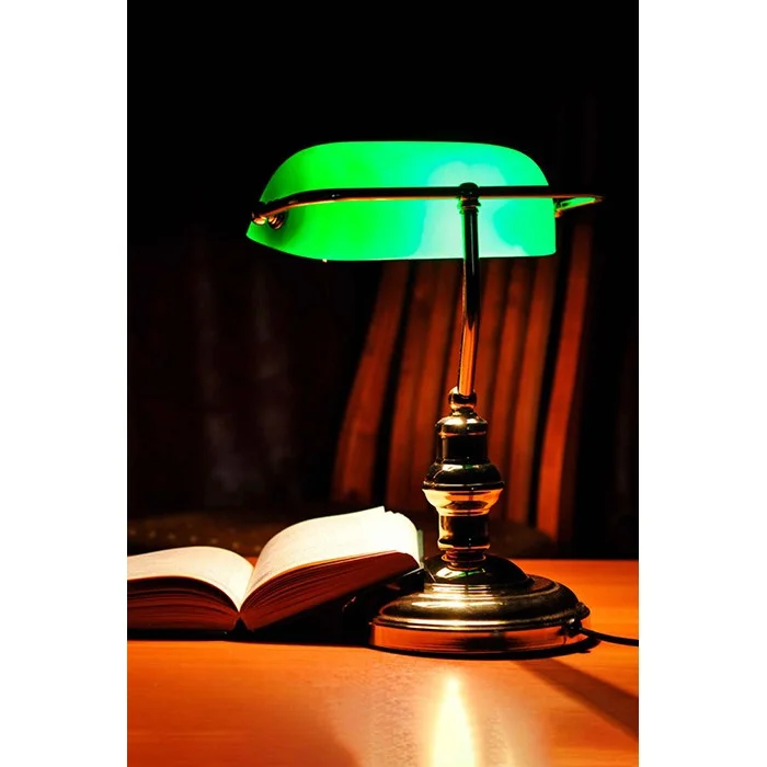 Настольная лампа Faro 68334 BANKER Old Gold table lamp