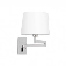 Бра - Faro 68495-01 ARTIS Chrome/white wall lamp with articulated lamp