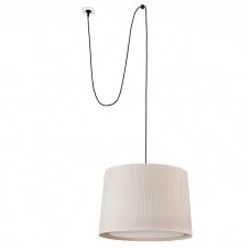 Підвісний світильник Faro 68604-44 SAMBA Black/beige pendant lamp with plug Підвісний світильник Faro 68604-44 SAMBA Black/beige pendant lamp with plug