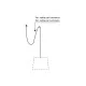 Подвесной светильник Faro 68604-56 CONGA Black pendant lamp with plug
