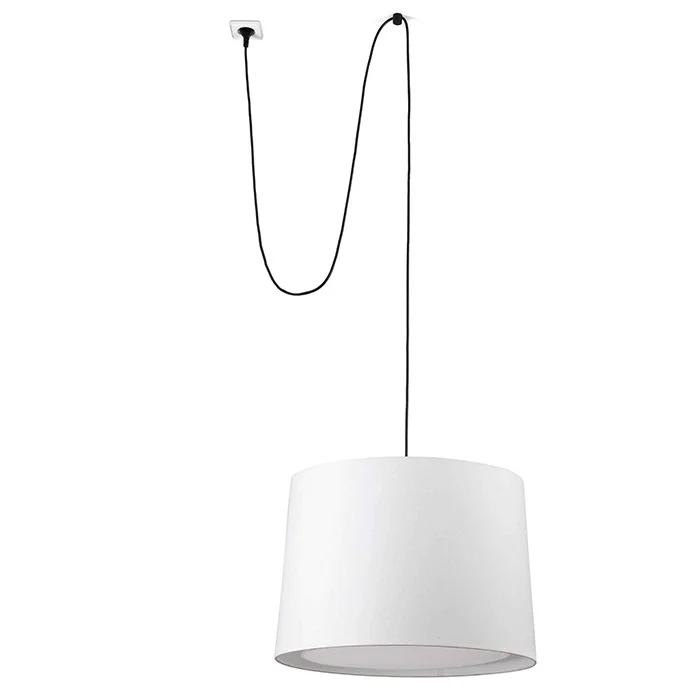 Подвесной светильник Faro 68604-54 CONGA White pendant lamp with plug