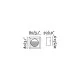 Настінний світильник Faro 70402 MINI CARTER Dark grey recessed lamp, 1 Вт, 30 лм, 4000K
