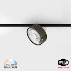 Светильник прожекторный LTX IN_LINE SOL TW, D95mm, H33mm, LED 13W, TW DIM: 2700K(881Lm)-6500K(1025Lm), 48V DС, IP20, бронза/черный (06.9533.13.TW). Светильник прожекторный LTX IN_LINE SOL TW, D95mm, H33mm, LED 13W, TW DIM: 2700K(881Lm)-6500K(1025Lm), 48V DС, IP20, бронза/черный (06.9533.13.TW).