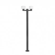 Фонарный столб Faro 74435F2-04 Muffin 2L Dark grey pole lamp Фонарный столб Faro 74435F2-04 Muffin 2L Dark grey pole lamp