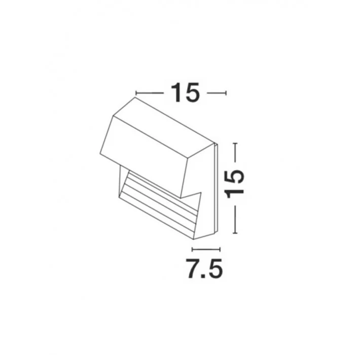 Настенный светильник Nova Luce 752250 Krypton, 6 Вт, 480 лм, 3000K