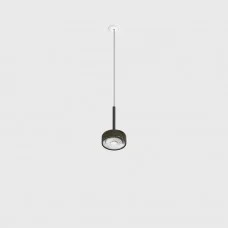 Светильник подвесной со встроенной рамочной базой LTX SOL MINI P NANO, D75mm, H135mm, 7W LED, 24°, 4000K, IP20, черный/бронза (03.7532.7.940.BK/BZG)