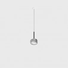 Светильник подвесной со встроенной рамочной базой LTX SOL MINI P NANO, D75mm, H135mm, 7W LED, 24°, 4000K, IP20, черный/хром (03.7532.7.940.BK/CRG)
