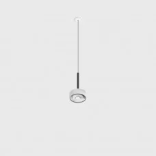 Светильник подвесной со встроенной рамочной базой LTX SOL MINI P NANO, D75mm, H135mm, 7W LED, 24°, 4000K, IP20, черный/белый (03.7532.7.940.BK/WHG)
