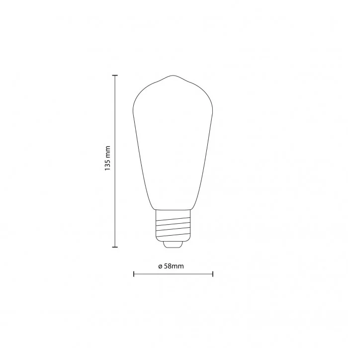 Лампа светодиодная TK Lighting 18014, 10W 3000K E27