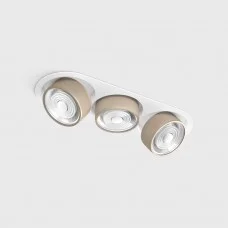 Світильник вбудований стельовий LTX SOL IN MINI X3, L301mm, W111mm, H50mm, LED 3x7W, 3000K, білий/sahara beige (01.7523.21.930.WH/SBG)