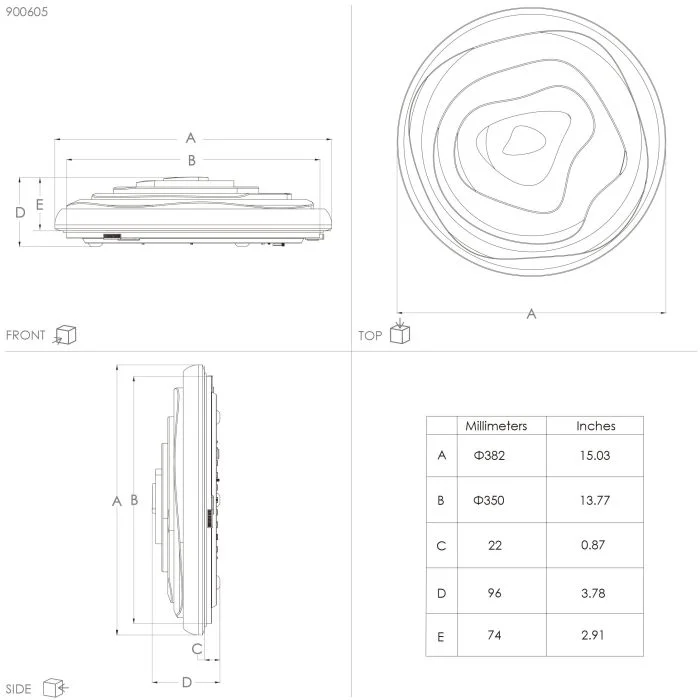 Люстра - Eglo 900605 BATTISTONA ceiling light, 2.9 Вт, 1280 лм, 3000К-6500К Люстра - Eglo 900605 BATTISTONA ceiling light, 2.9 Вт, 1280 лм, 3000К-6500К