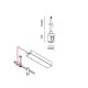 AIR_POWER UNIT 100 накладна стельова база з блоком живлення 100W, L350mm, W74mm, H50mm, 48V, NO DIM, чорний (15.A35BD.BK)