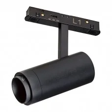 Магнітний трековий світильник Azzardo AZ6256 ALFA OPTICA TRACK MAGNETIC 2LINE 12W CCT SWITCH DIM BK, 12 Вт, 3000K/4000K/6000K