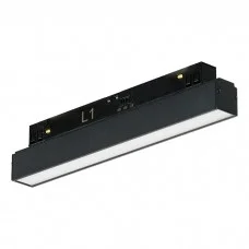 Магнітний трековий світильник Azzardo AZ6236 ALFA SAGA TRACK MAGNETIC 2LINE 12W CCT SWITCH DIM BK, 12 Вт, 3000/4000/6000K