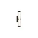 Підсвітка для дзеркала Searchlight 63124-1BK Clamp Wall Light - Black Metal, Ribbed Clear & Opal Diffuser, 7 Вт, 506 лм, 3000К
