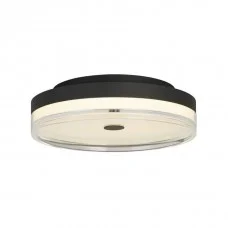 Люстра - Searchlight 42651-40BK Cyprus LED Flush, Black Metal и Clear Acrylic, 29 Вт, 1234 лм, 3000К