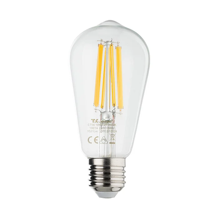 Лампа светодиодная TK Lighting 18014, 10W 3000K E27