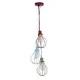Подвесной светильник Searchlight 4683-3 Novelty 3Lt Pendant - Multi-Coloured Metal