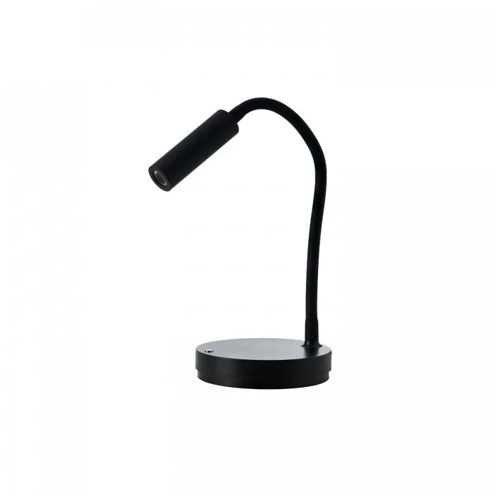 Настольная лампа Azzardo AZ5912 OLMO TABLE DIMM NFC CHARGER BK, 3 Вт, 192 лм, 3000К