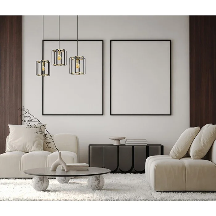 Підвісний світильник Italux PND-44003-3-BK-GD Primero