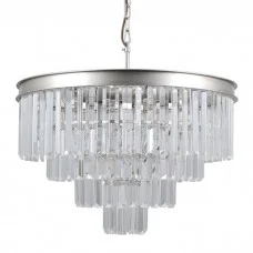 Люстра - Italux PND-44372-8A-SLVR-BRW Verdes