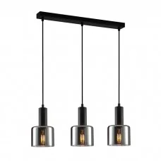 Подвесной светильник Italux PND-65342-3-BK+SG Santia Подвесной светильник Italux PND-65342-3-BK+SG Santia