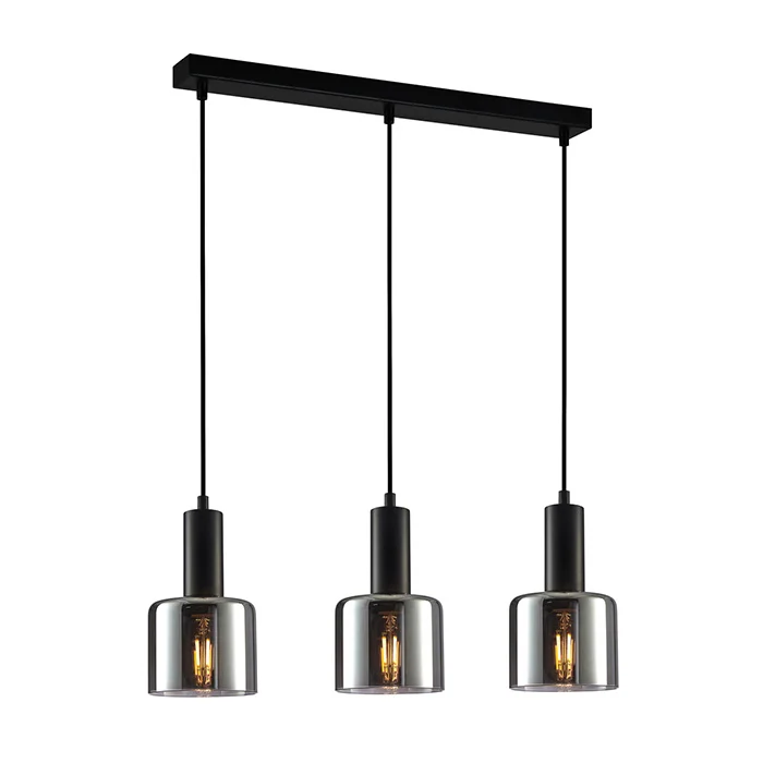 Подвесной светильник Italux PND-65342-3-BK+SG Santia