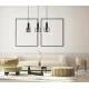 Подвесной светильник Italux PND-65342-3-BK+SG Santia Подвесной светильник Italux PND-65342-3-BK+SG Santia
