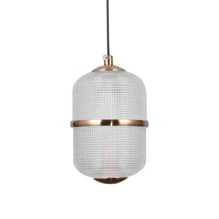Подвесной светильник, люстра Italux PND-34375-1-HBR Alani LED 1x6W 3000K 588Lm IP20 золотой