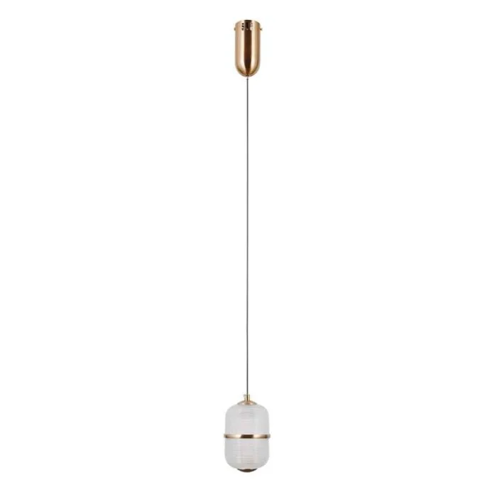 Подвесной светильник, люстра Italux PND-34375-1-HBR Alani LED 1x6W 3000K 588Lm IP20 золотой