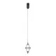 Подвесной светильник, люстра Italux PND-34395-1-BK Fuente LED 1x5W 3000K 422Lm IP20 черный Подвесной светильник, люстра Italux PND-34395-1-BK Fuente LED 1x5W 3000K 422Lm IP20 черный