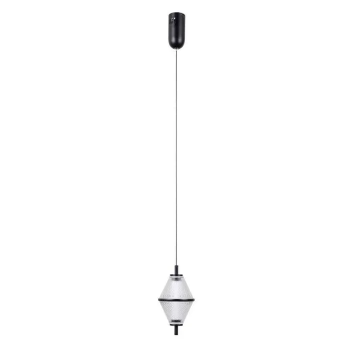 Подвесной светильник, люстра Italux PND-34395-1-BK Fuente LED 1x5W 3000K 422Lm IP20 черный
