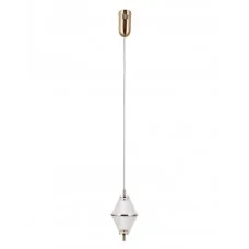 Подвесной светильник, люстра Italux PND-34395-1-HBR Fuente LED 1x5W 3000K 422Lm IP20 золотой Подвесной светильник, люстра Italux PND-34395-1-HBR Fuente LED 1x5W 3000K 422Lm IP20 золотой