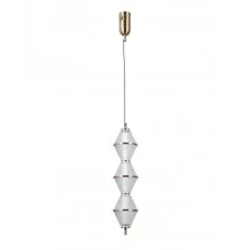 Подвесной светильник, люстра Italux PND-34395-3V-HBR Fuente LED 3x15W 3000K 1108Lm IP20 золотой Подвесной светильник, люстра Italux PND-34395-3V-HBR Fuente LED 3x15W 3000K 1108Lm IP20 золотой