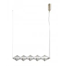 Подвесной светильник, люстра Italux PND-34395-5-HBR Fuente LED 5x25W 3000K 1576Lm IP20 золотой Подвесной светильник, люстра Italux PND-34395-5-HBR Fuente LED 5x25W 3000K 1576Lm IP20 золотой