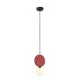 Подвесной светильник, люстра Italux PND-59779-1M-RED Andrea G9 1x25W IP20 красный Подвесной светильник, люстра Italux PND-59779-1M-RED Andrea G9 1x25W IP20 красный