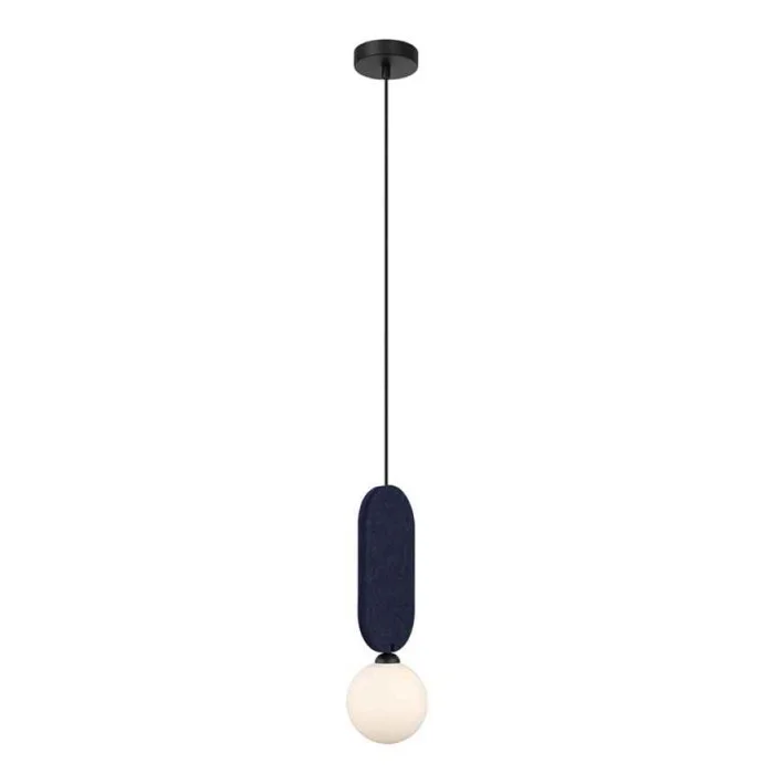 Подвесной светильник, люстра Italux PND-59815-1-BLU Lorenzo G9 1x25W IP20 синий Подвесной светильник, люстра Italux PND-59815-1-BLU Lorenzo G9 1x25W IP20 синий