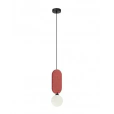 Подвесной светильник, люстра Italux PND-59815-1-RED Lorenzo G9 1x25W IP20 красный Подвесной светильник, люстра Italux PND-59815-1-RED Lorenzo G9 1x25W IP20 красный