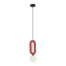 Подвесной светильник, люстра Italux PND-59839-1-RED Masso G9 1x25W IP20 красный Подвесной светильник, люстра Italux PND-59839-1-RED Masso G9 1x25W IP20 красный