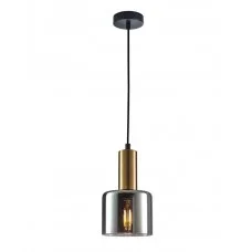 Подвесной светильник, люстра Italux PND-65342-1-BRO+SG Santia E27 1x40W IP20 янтарный Подвесной светильник, люстра Italux PND-65342-1-BRO+SG Santia E27 1x40W IP20 янтарный