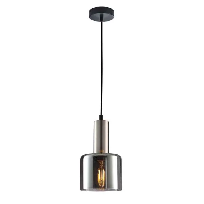 Подвесной светильник Italux PND-65342-1-SC+SG Santia E27 1x40W IP20 серебристый