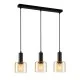 Светильник подвесной, люстра Italux PND-65342-3-BK+AMB Santia E27 3x40W IP20 черный Светильник подвесной, люстра Italux PND-65342-3-BK+AMB Santia E27 3x40W IP20 черный