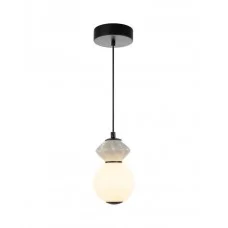Подвесной светильник, люстра Italux PND-94921-1A-BK Balos LED 1x5W 3000K 550Lm IP20 черный