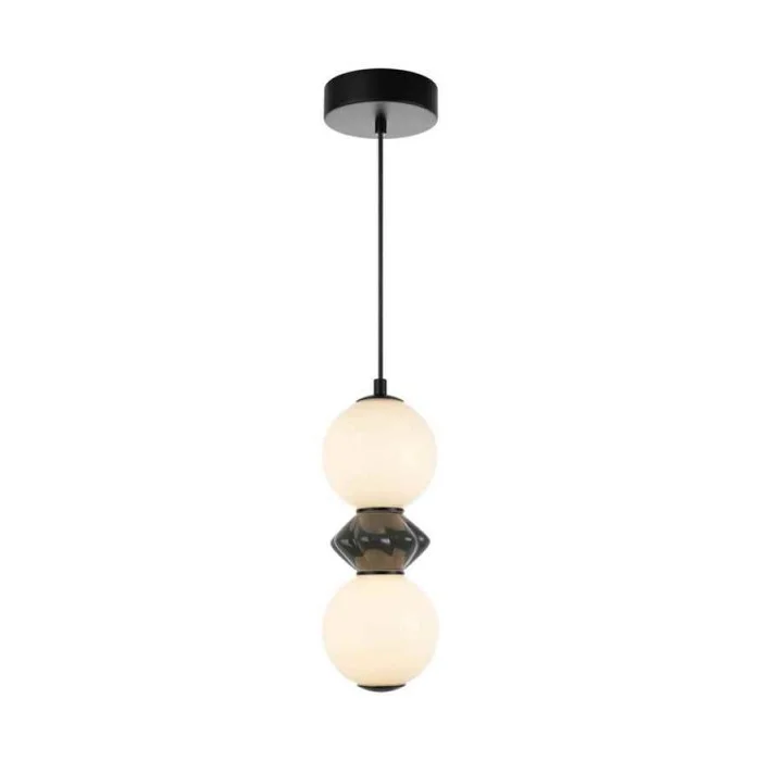 Подвесной светильник, люстра Italux PND-94921-2A-BK Balos LED 1x10W 3000K 1250Lm IP20 черный