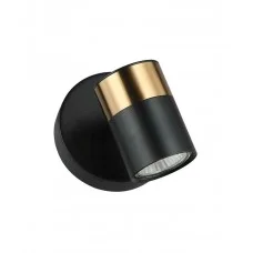 Светильник поворотный, спот Italux WL-58892-1-BK-BRO Elice GU10 1x35W IP20 черный