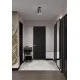 Люстра - Searchlight 88911-1BK Швеция 1Lt Flush - Matt Black & Smoked Glass