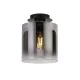 Люстра - Searchlight 88911-1BK Швеция 1Lt Flush - Matt Black & Smoked Glass