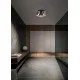 Люстра - Searchlight 88911-3BK Sweden 3LT Flush - Matt Black & Smoked Glass