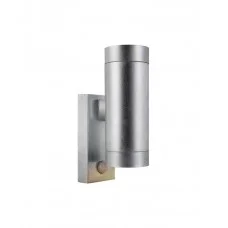 Вуличний світильник з датчиком руху Nordlux 21519131 Tin GU10 2x25W IP54 сріблястий